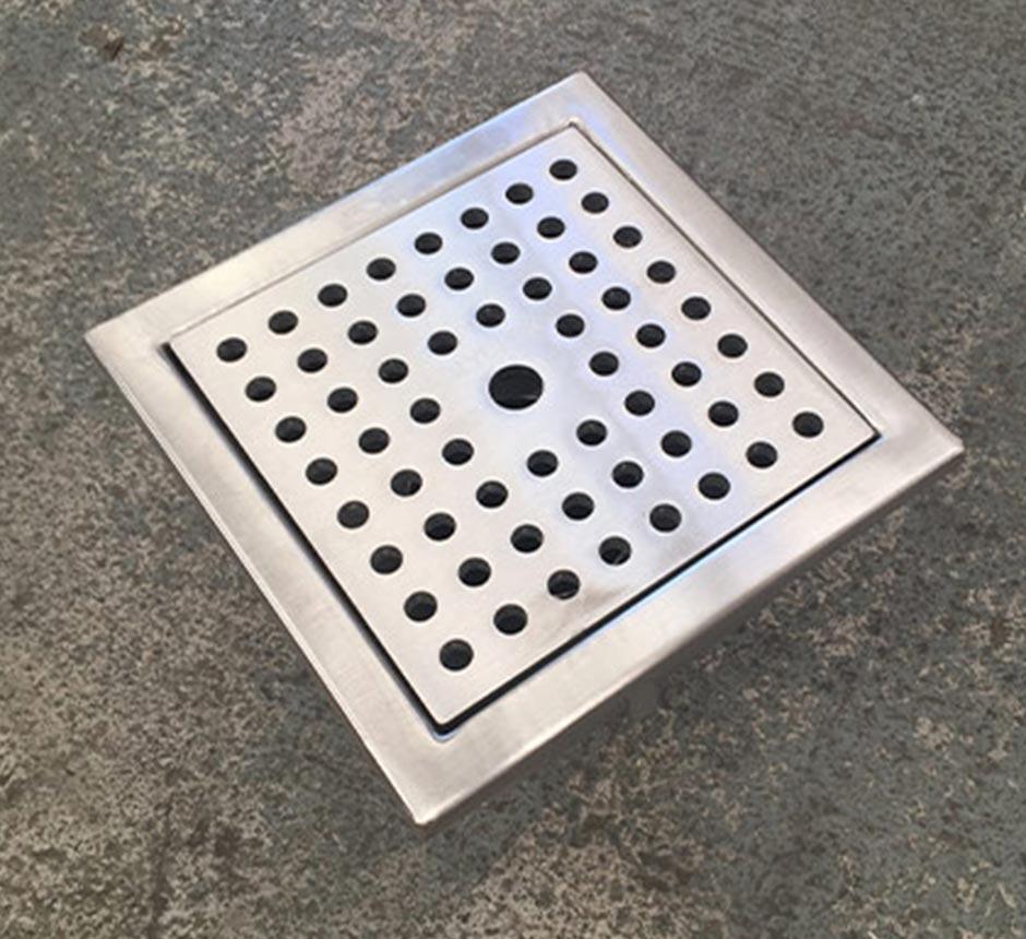 Industrial Heavy Duty Square Top Gully | Drain Gullies | Kent Stainless