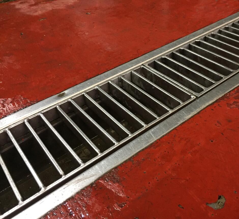 Industrial Factory Ladder Grating | Drain Gratings | Kent Stainless